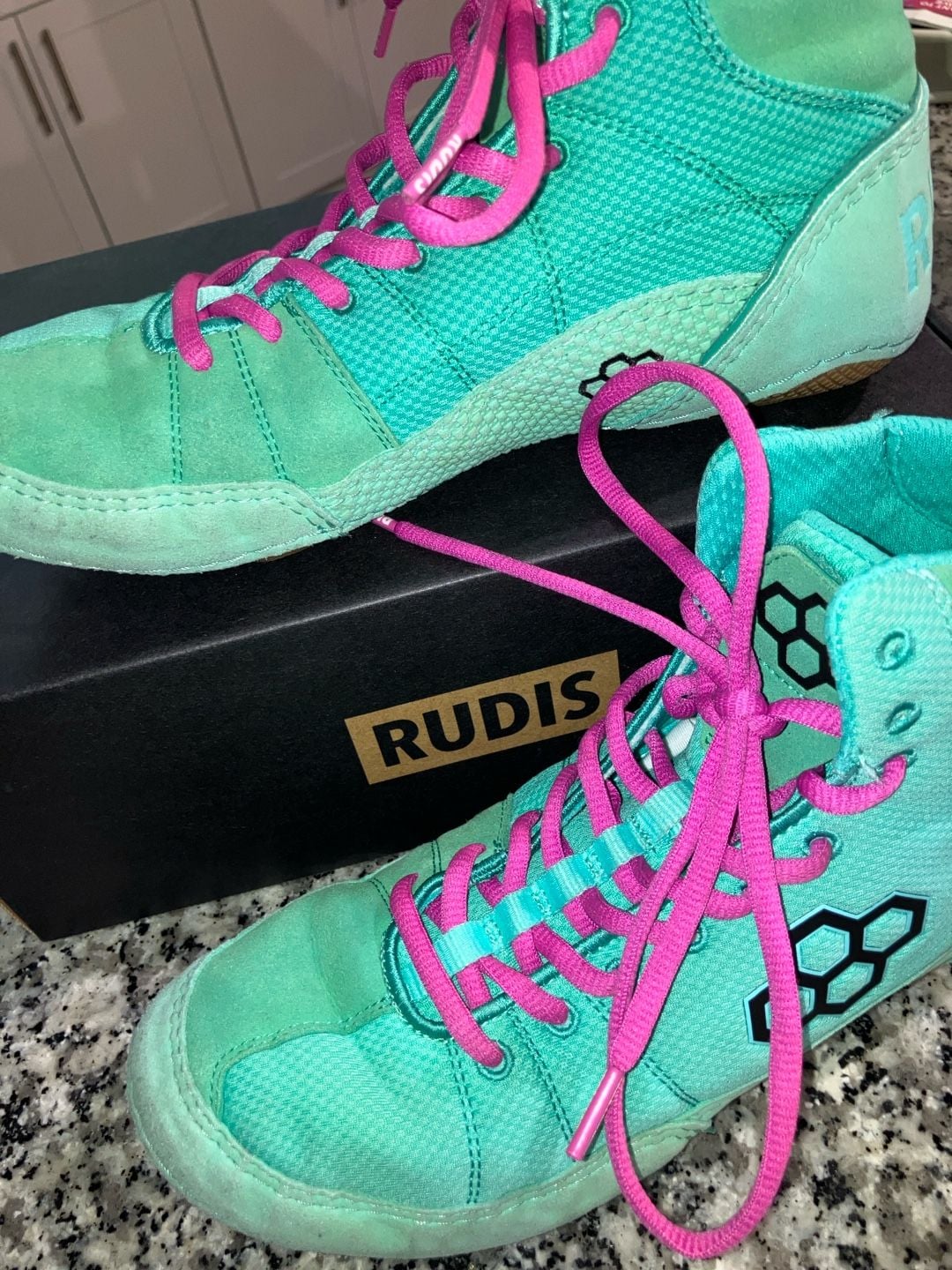 RUDIS Colt 3.0 Adult Wrestling Shoes - Teal 16