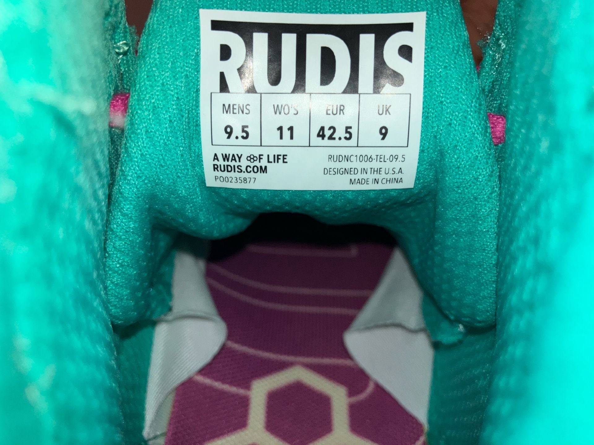 RUDIS Colt 3.0 Adult Wrestling Shoes - Teal 23
