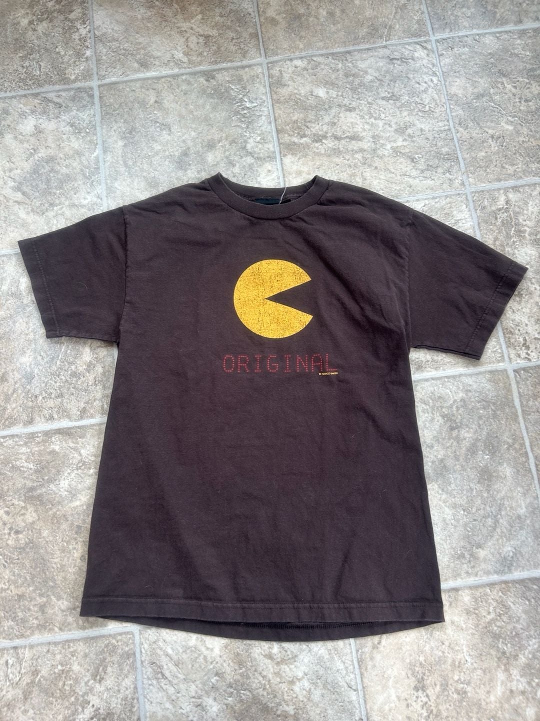 Vintage 90s Pac-Man Namco Original Graphic T-Shirt Giant Tag 3