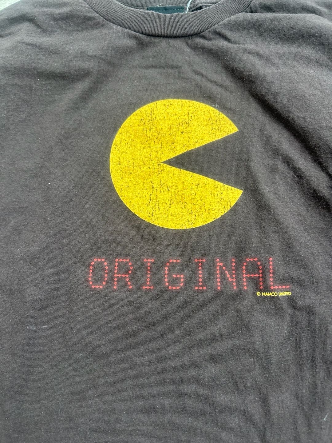 Vintage 90s Pac-Man Namco Original Graphic T-Shirt Giant Tag 6