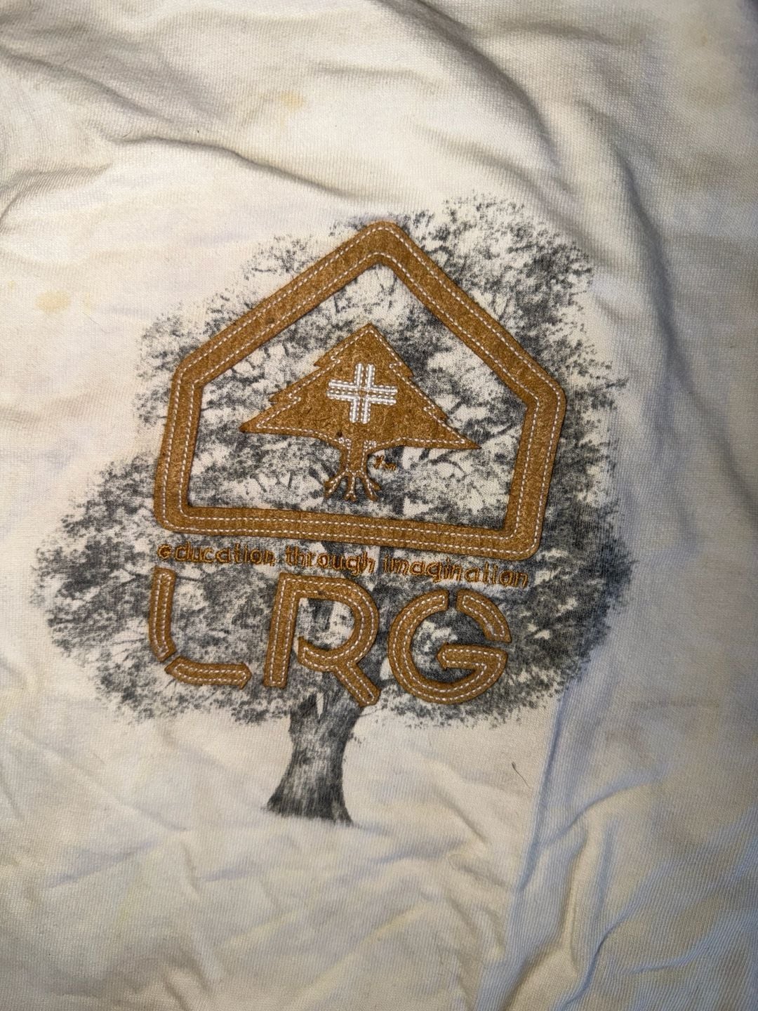 Vintage LRG Roots Tree Graphic Raglan Long Sleeve Shirt 3