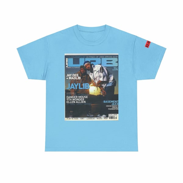 URB Magazine No. 114 Jaylib Jay Dee Madlib Rap Magazine Cover Blue T-Shirt
