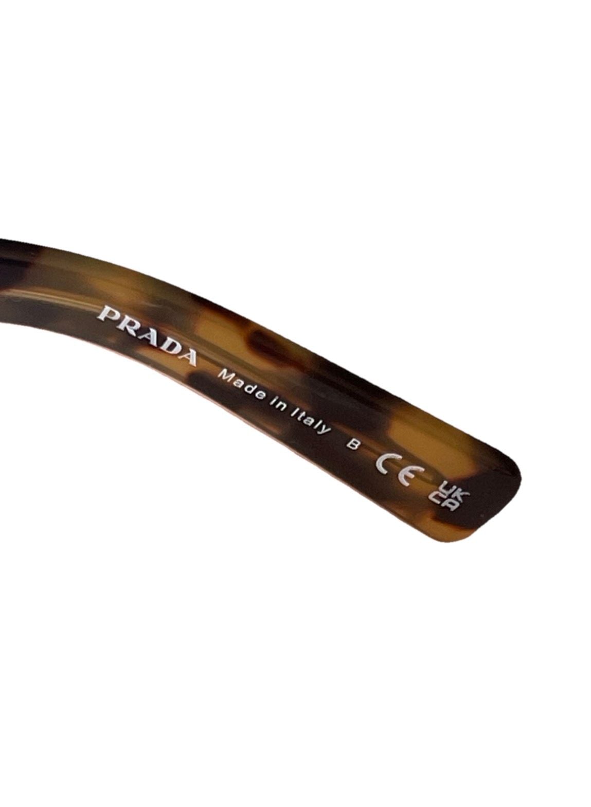 Prada SPR 23Y Heritage Square Tortoise Shell Sunglasses 5