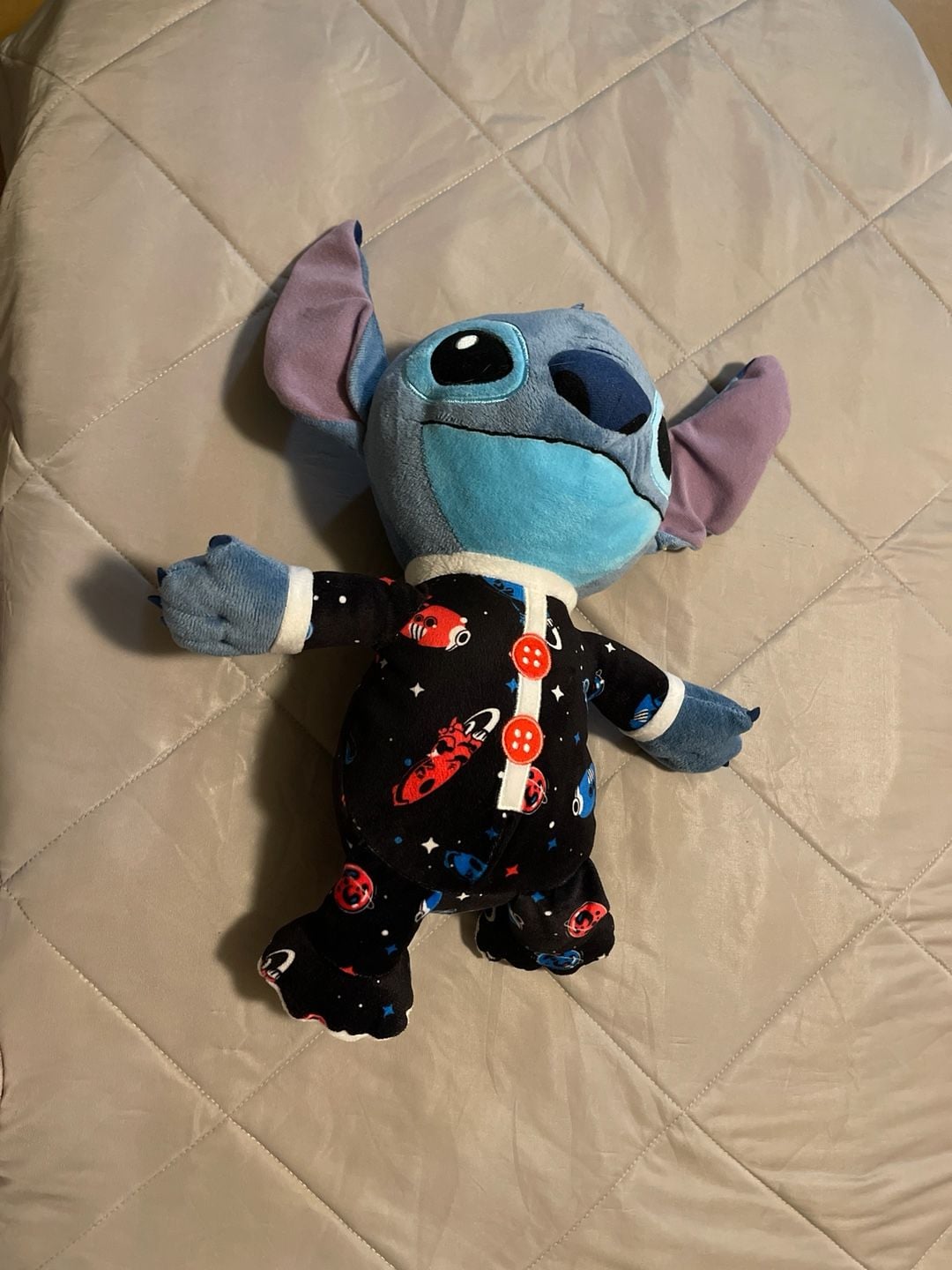 Disney Stitch Plush – Space Pajamas – Just Play – 12” – Limited Style 1