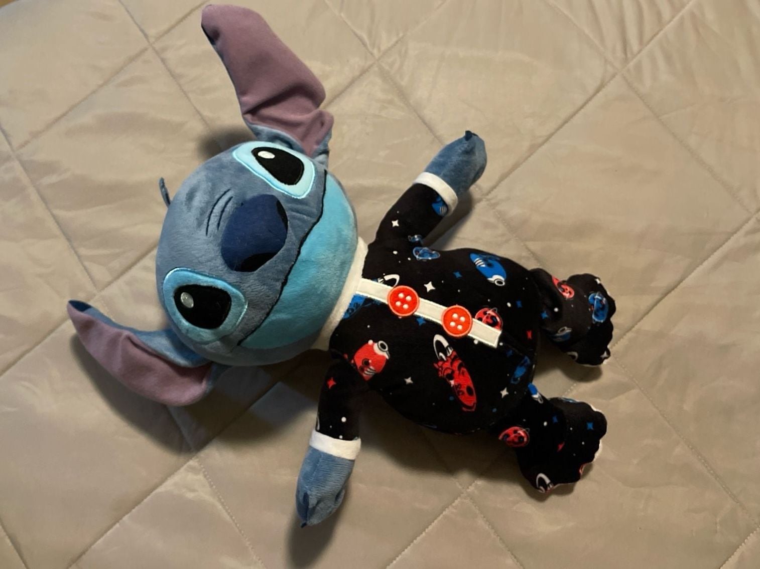 Disney Stitch Plush – Space Pajamas – Just Play – 12” – Limited Style 2