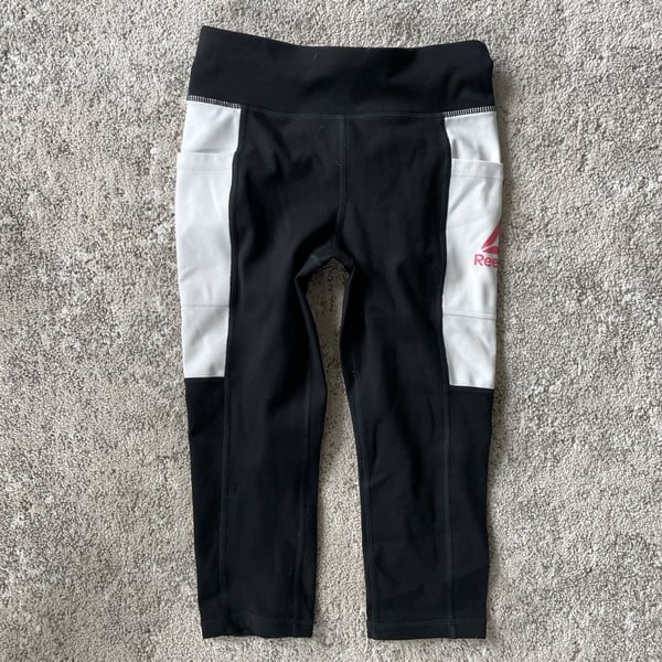 Reebok Girls Swift Colorblock Capri Leggings, Sizes 4-18 - .com