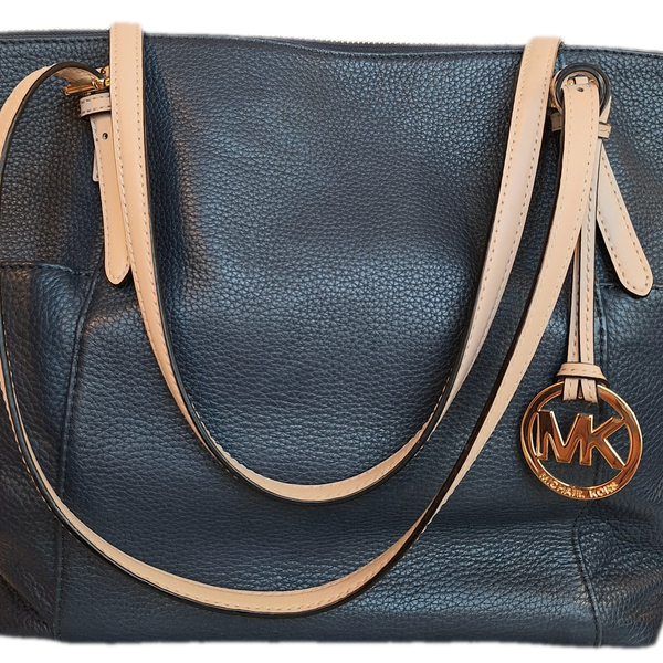 Michael Kors Jet Set Navy Top Zip Tote