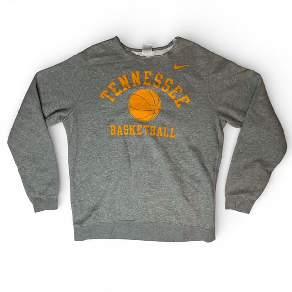 Nike Tennessee Volunteers Basketball Crewneck Sweatshirt Gray L
