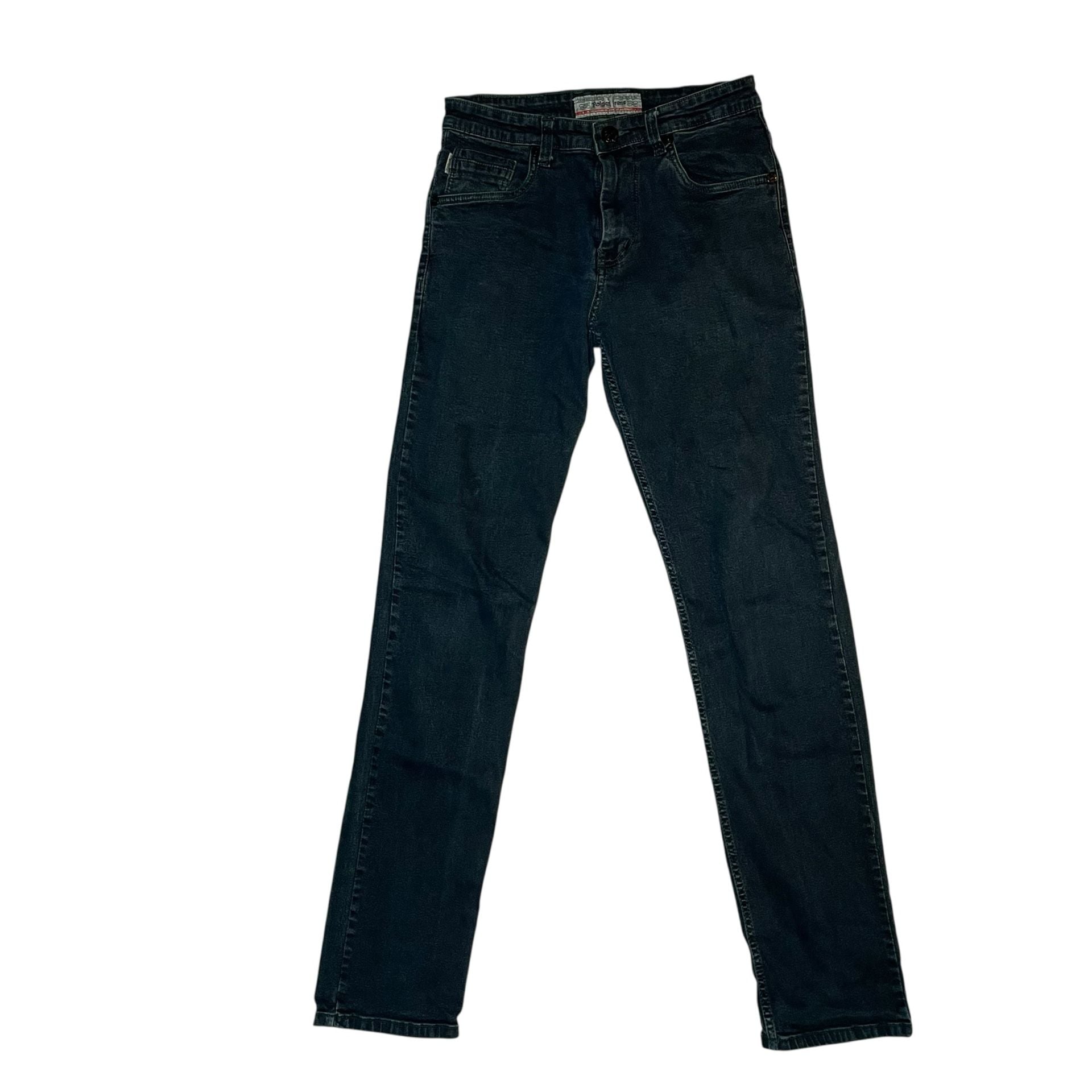 Poison Jeans 500 True Blue Denim Slim Fit Mens 32x34 Dark Wash 2