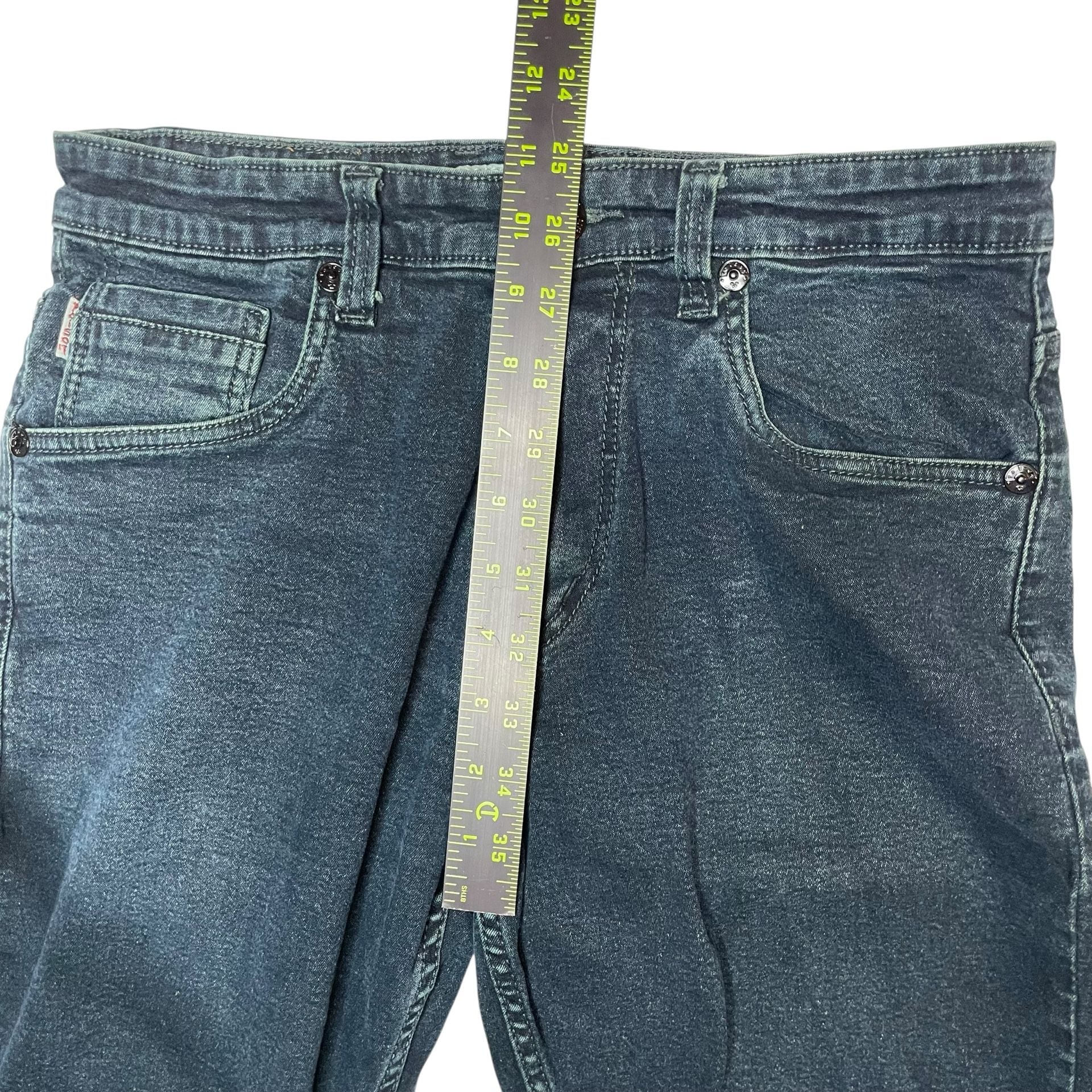 Poison Jeans 500 True Blue Denim Slim Fit Mens 32x34 Dark Wash 5