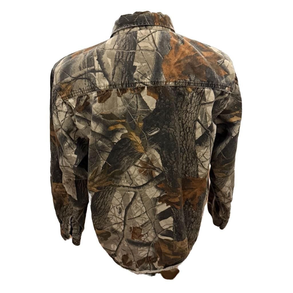 Vintage Classics Realtree Hardwoods Camouflage Button Up Shirt Mens XL 3