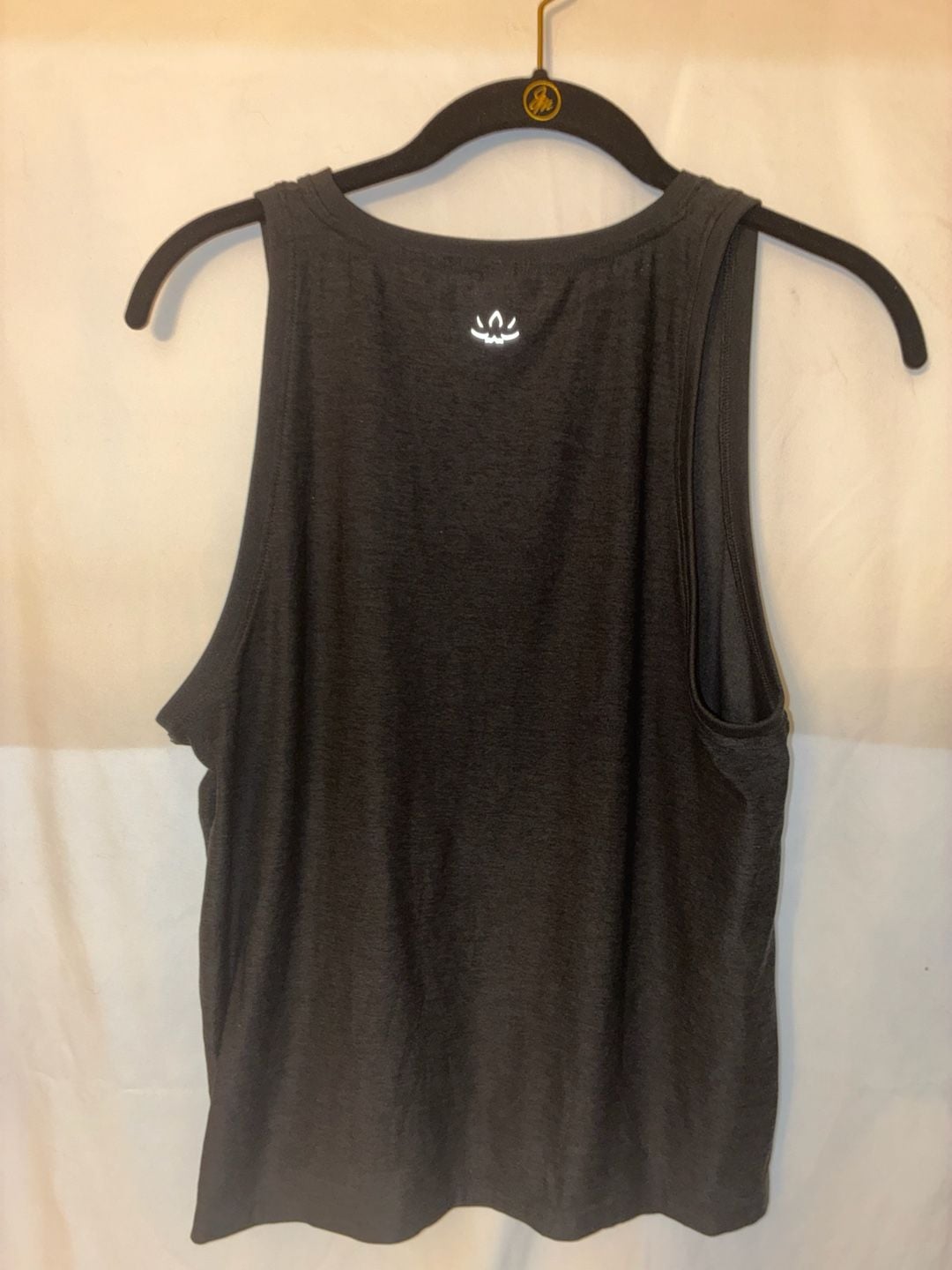 Beyond Yoga Tulsa Muscle Tank Top Heather Black Women's Small 3