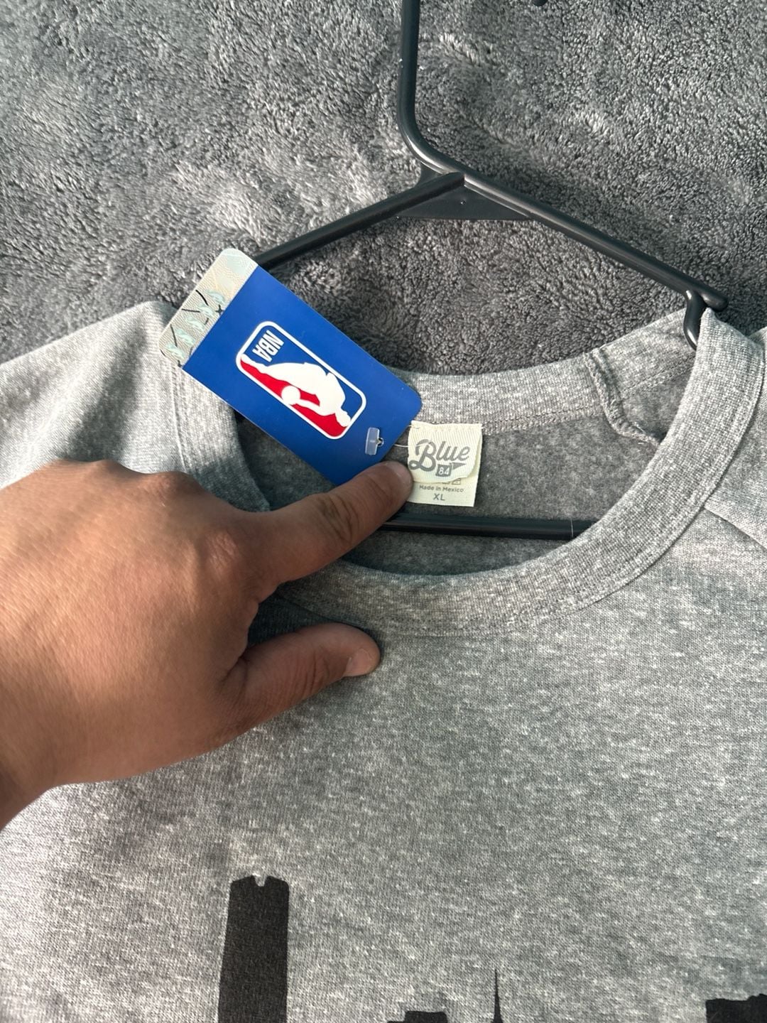 Oklahoma City Thunder Iconic Hometown Graphic Crew Sweatshirt 4