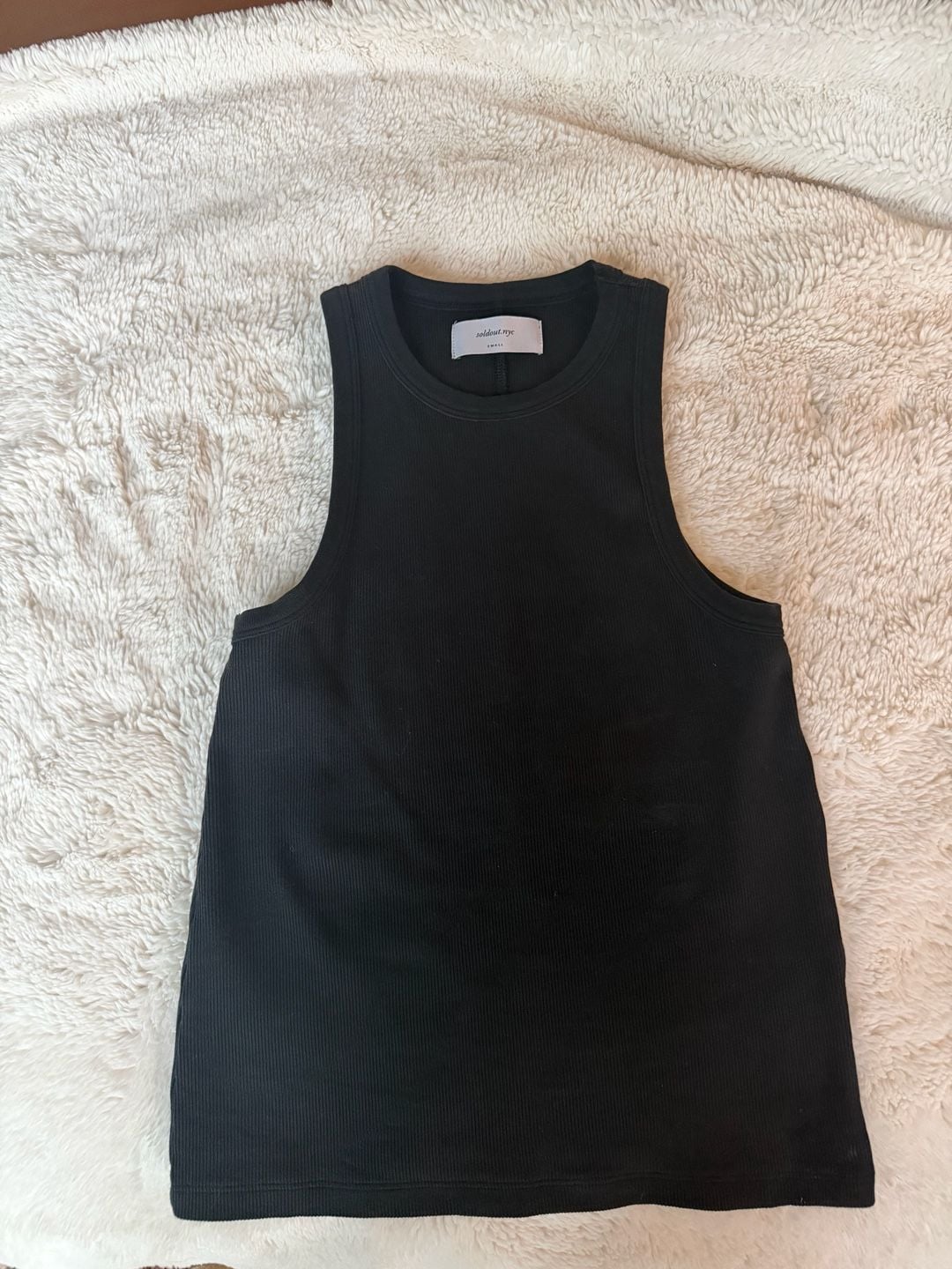 SoldOut.NYC Not So Basic Tank – Black Size Small 7