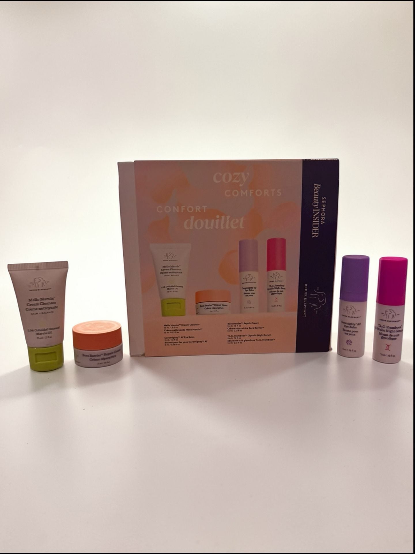 Drunk Elephant Sephora Beauty Insider Cozy Comforts 4-Piece Skincare Set 1