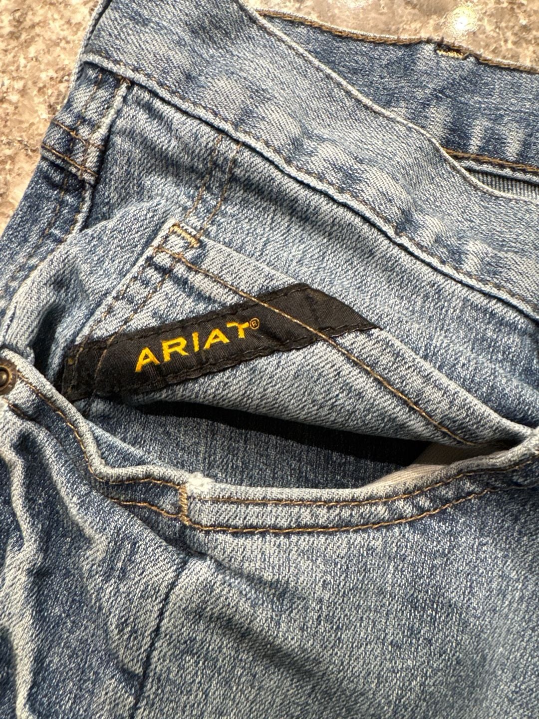 Ariat Men's Jeans Rebar Relaxed Boot M4 Size 34x30 Denim Jeans 4