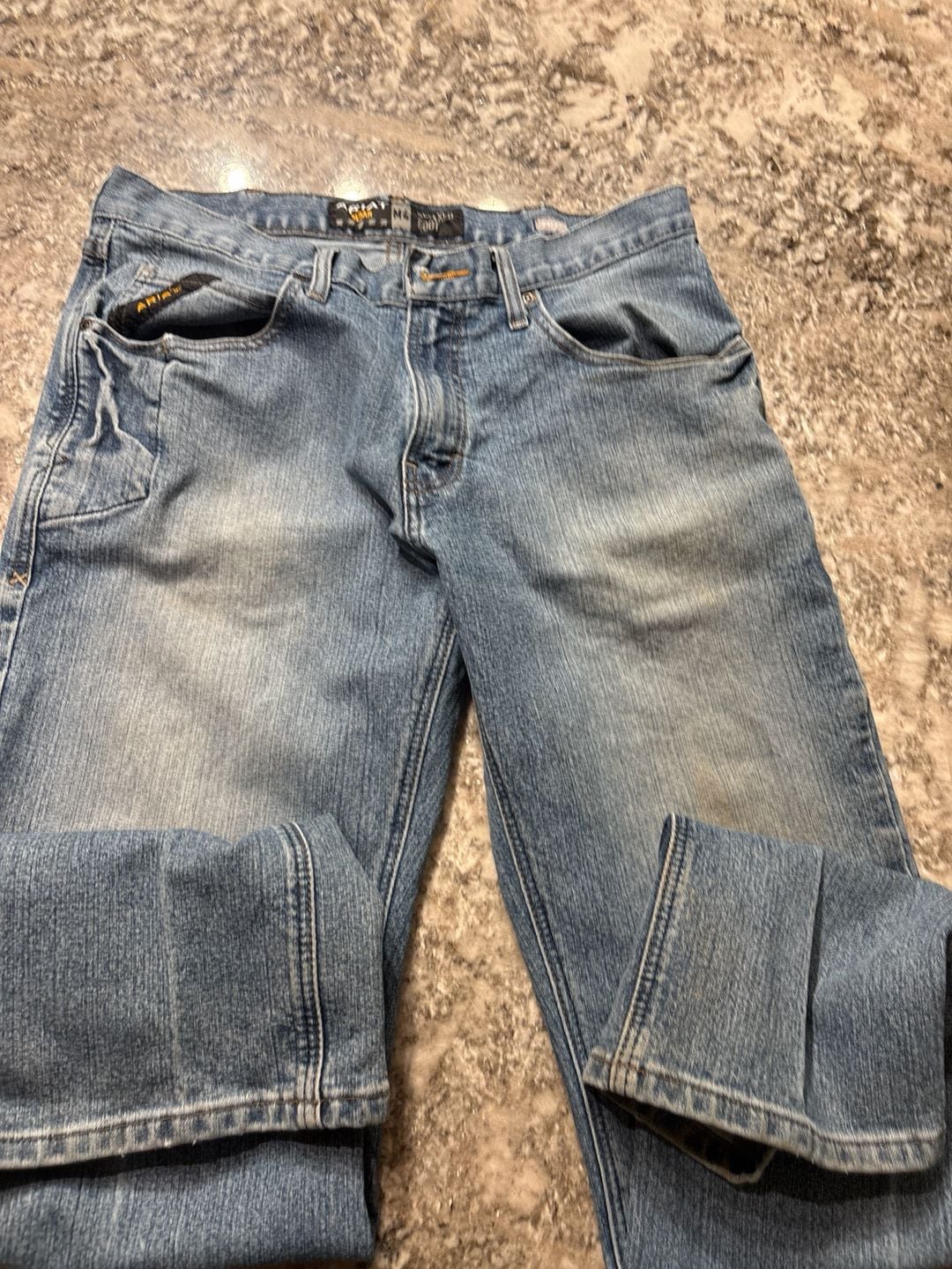 Ariat Men's Jeans Rebar Relaxed Boot M4 Size 34x30 Denim Jeans 5