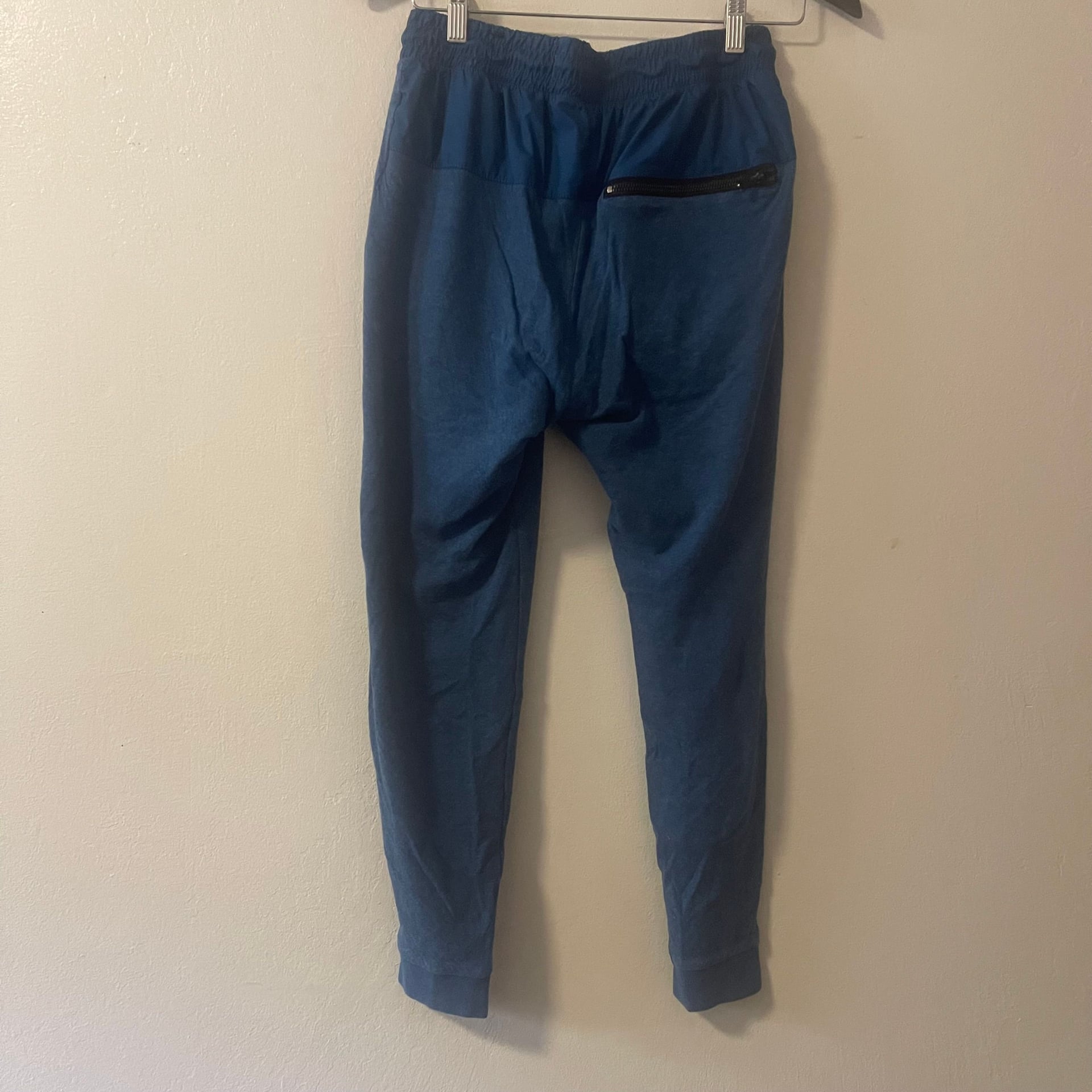 Nike Men's Fleece Joggers, Blue Tapered Sweatpants, Size Small 3