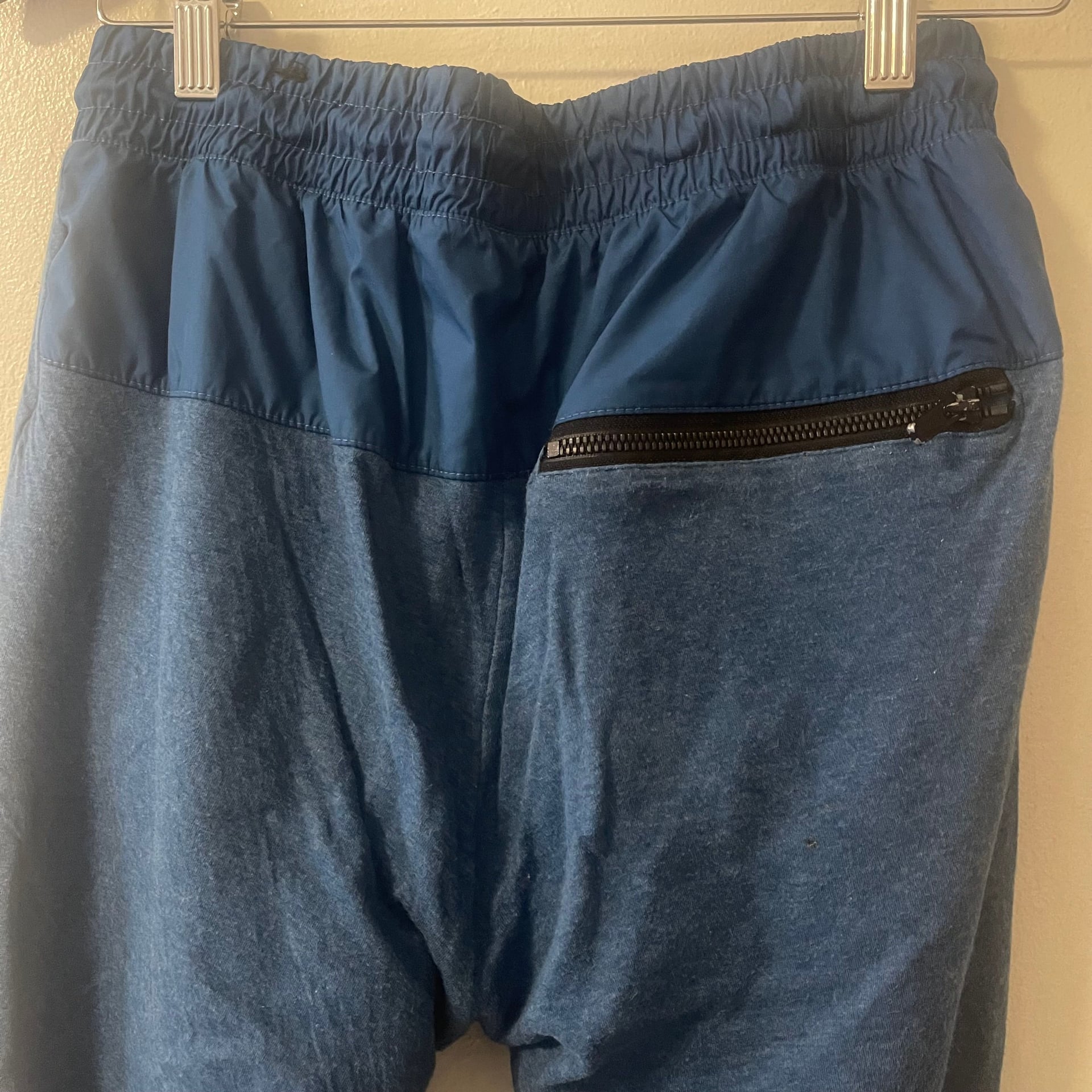 Nike Men's Fleece Joggers, Blue Tapered Sweatpants, Size Small 5