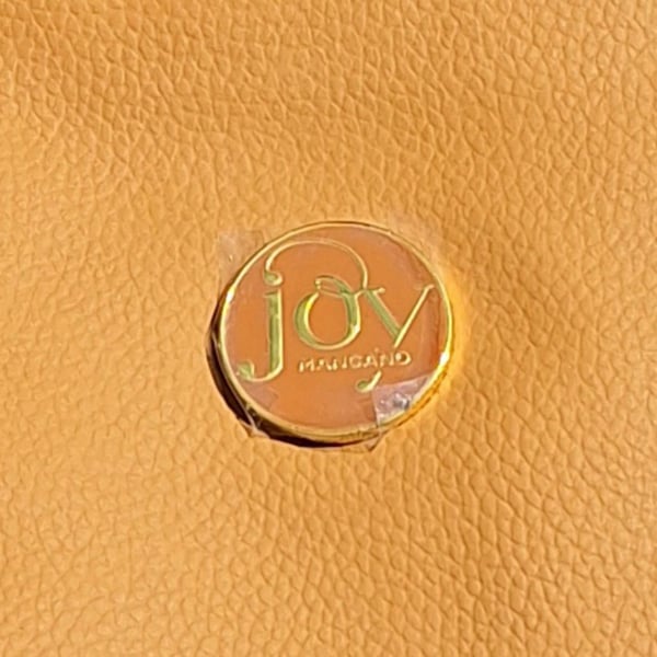 Leather tote by Joy Mangano