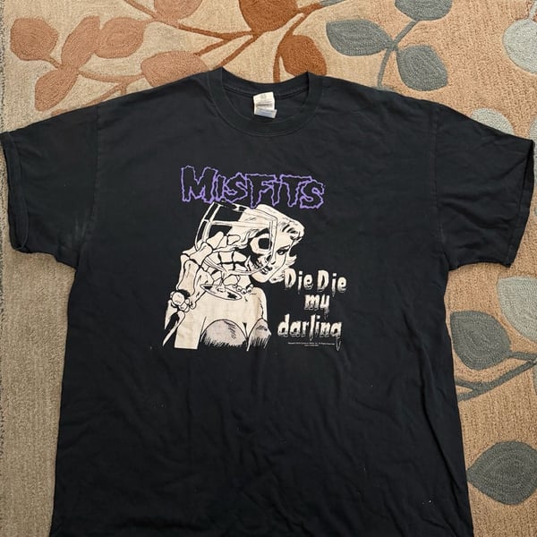 2015 Misfits Die Die My Darling Double Sided Graphic T-Shirt