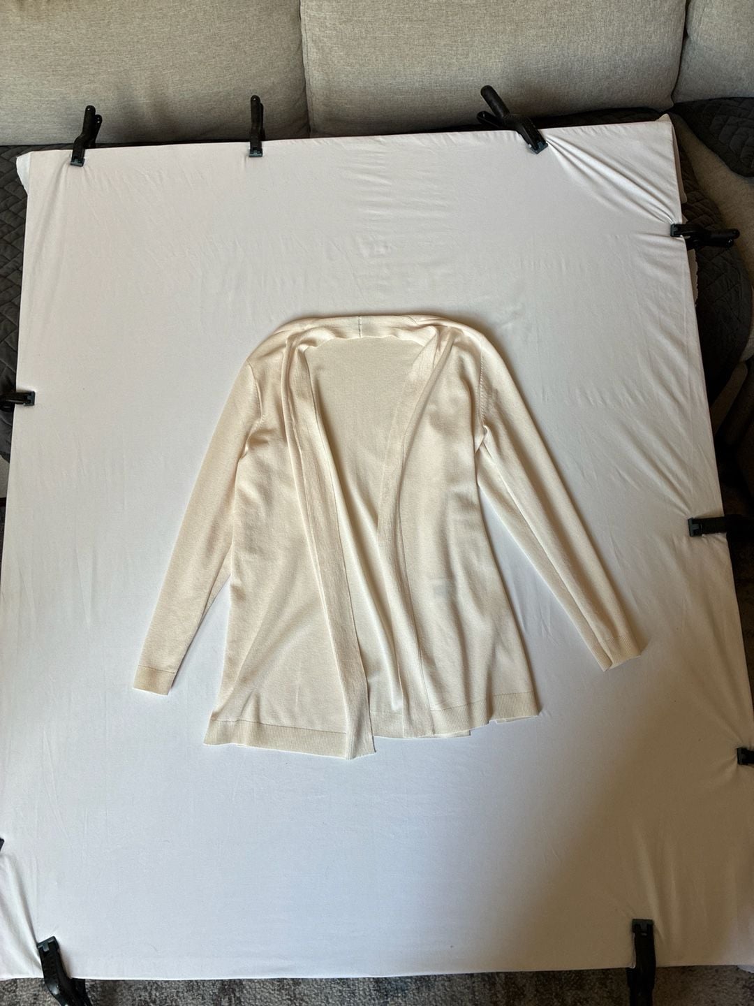 Jones New York Open Front Icon Cardigan in Jones White 2