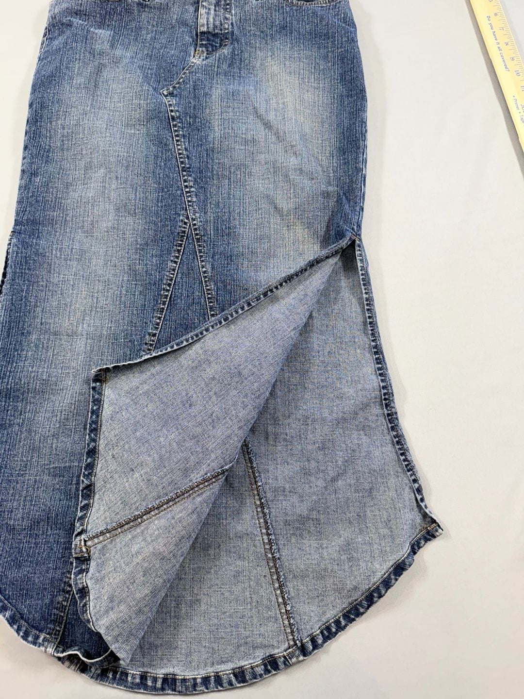 Vintage Mudd Maxi Skirt Mermaid Flare Juniors Sz 7 Y2K Boho Indie Festival 4