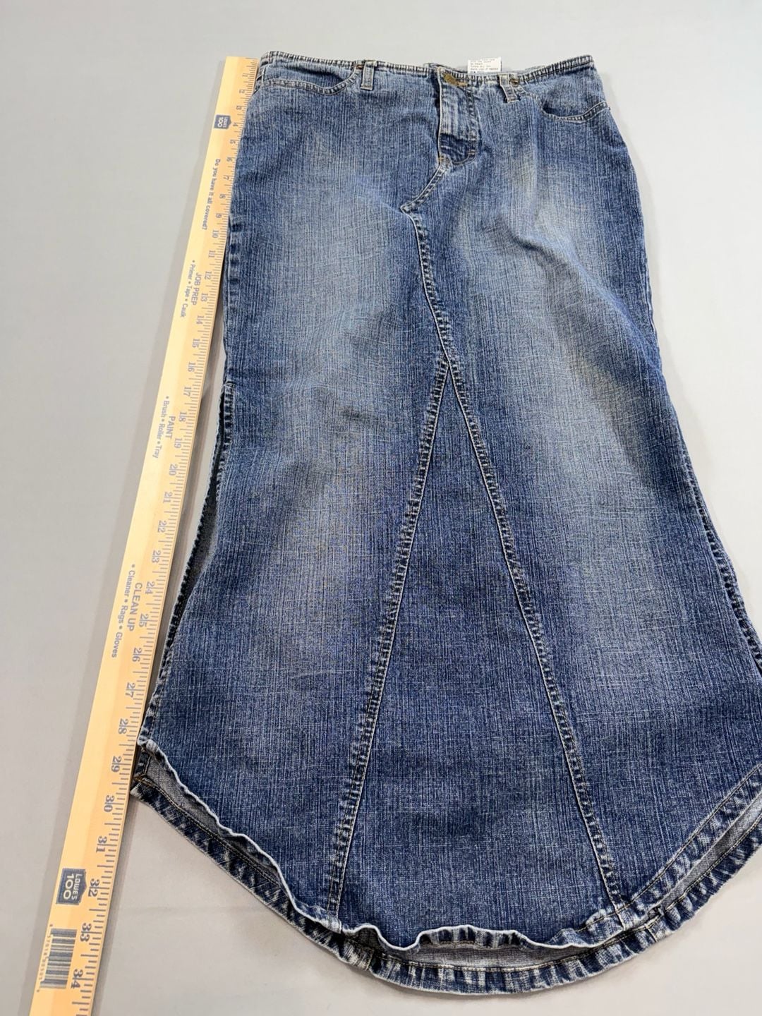 Vintage Mudd Maxi Skirt Mermaid Flare Juniors Sz 7 Y2K Boho Indie Festival 8