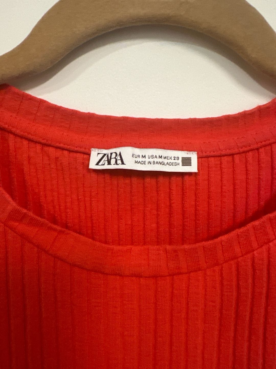 Zara Red Ribbed Knit Sleeveless Midi Dress with Ruffle Trim Sleeves 2