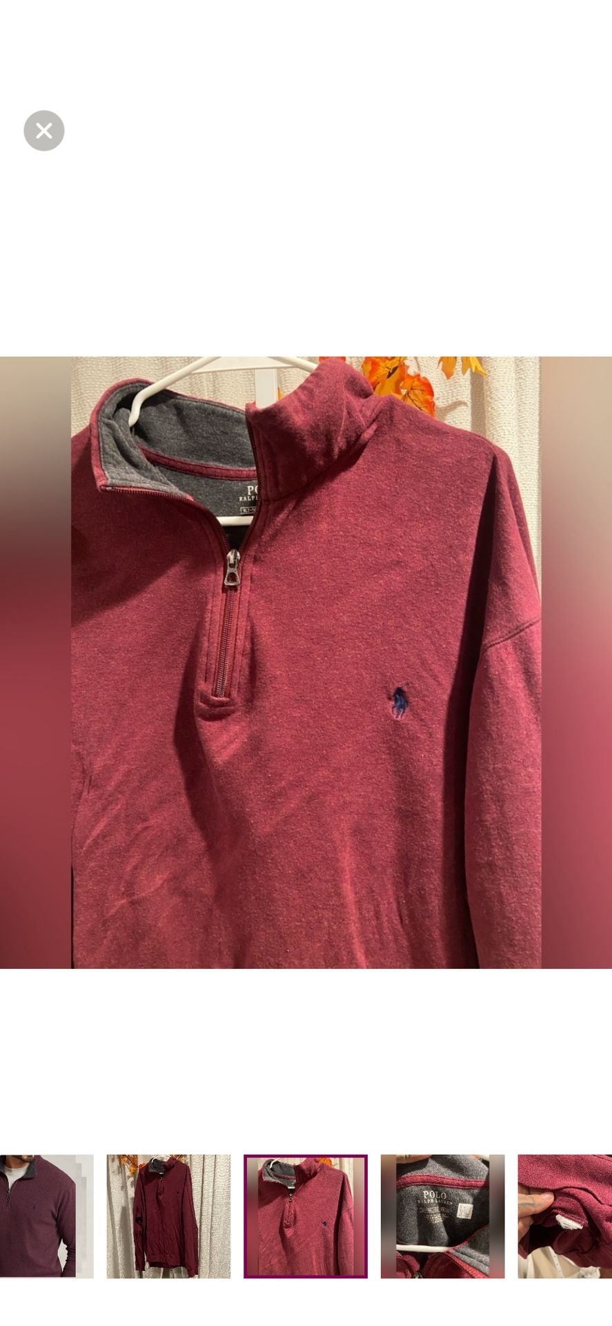 Polo Ralph Lauren Long Sleeve Sweater Cotton-Viscose Wine Heather - 4XLT - .com 9