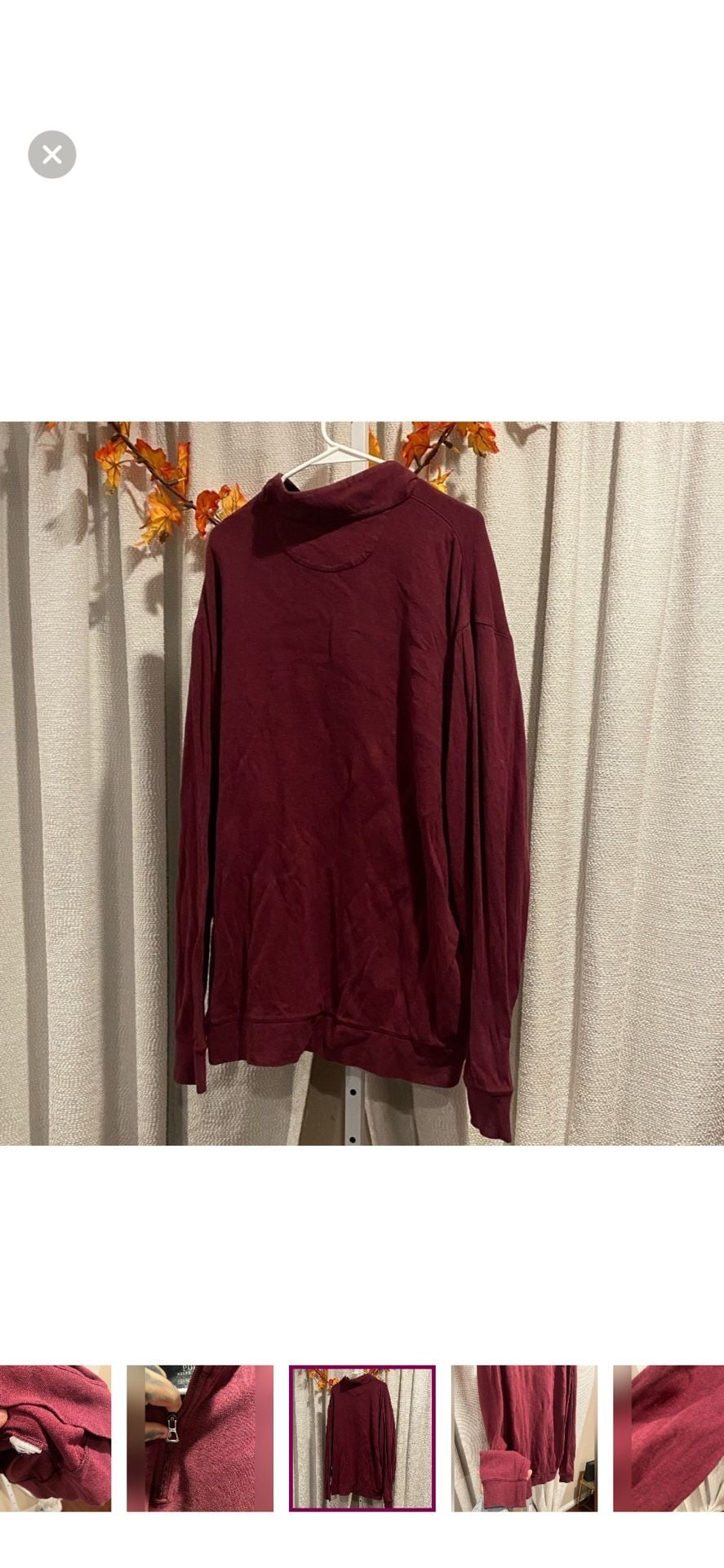 Polo Ralph Lauren Long Sleeve Sweater Cotton-Viscose Wine Heather - 4XLT - .com 13