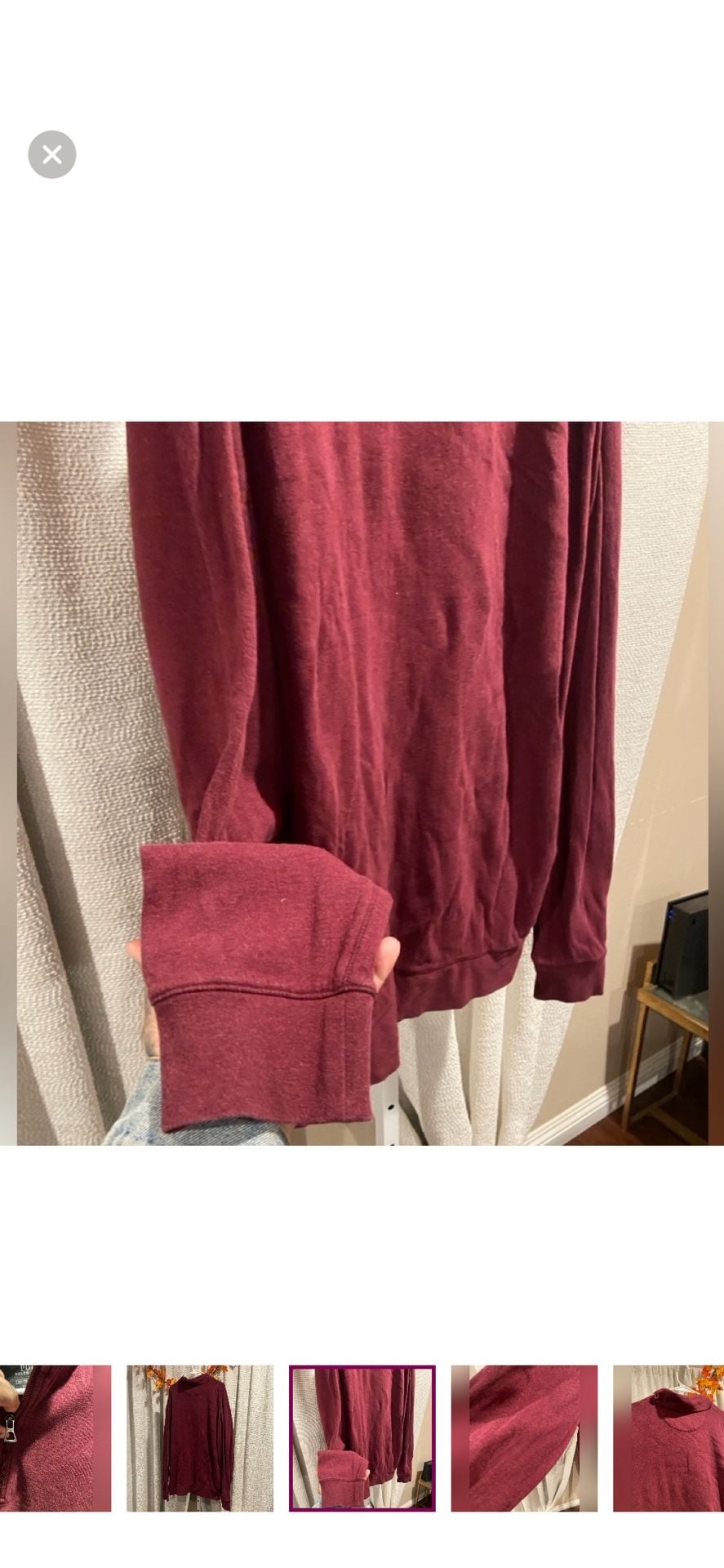 Polo Ralph Lauren Long Sleeve Sweater Cotton-Viscose Wine Heather - 4XLT - .com 14