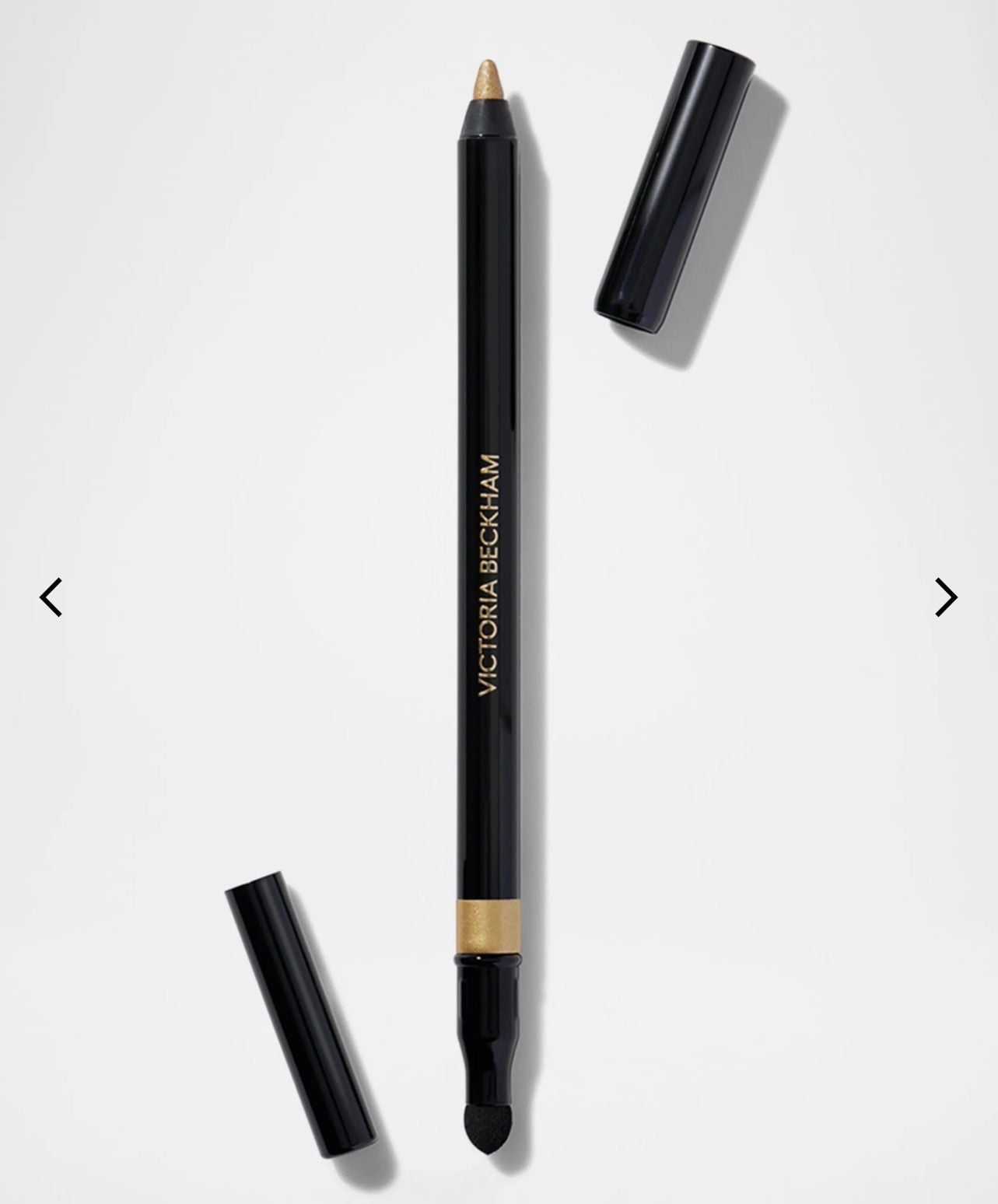 Victoria Beckham Satin Kajal Liner in Gold Lamé. NIB! MSRP $35 5