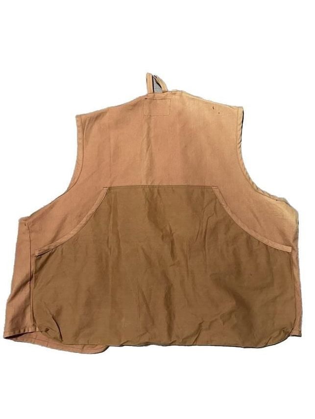 Vintage Caliber Sportsmans Apparel Hunting Shooting Vest Khaki Brown 3