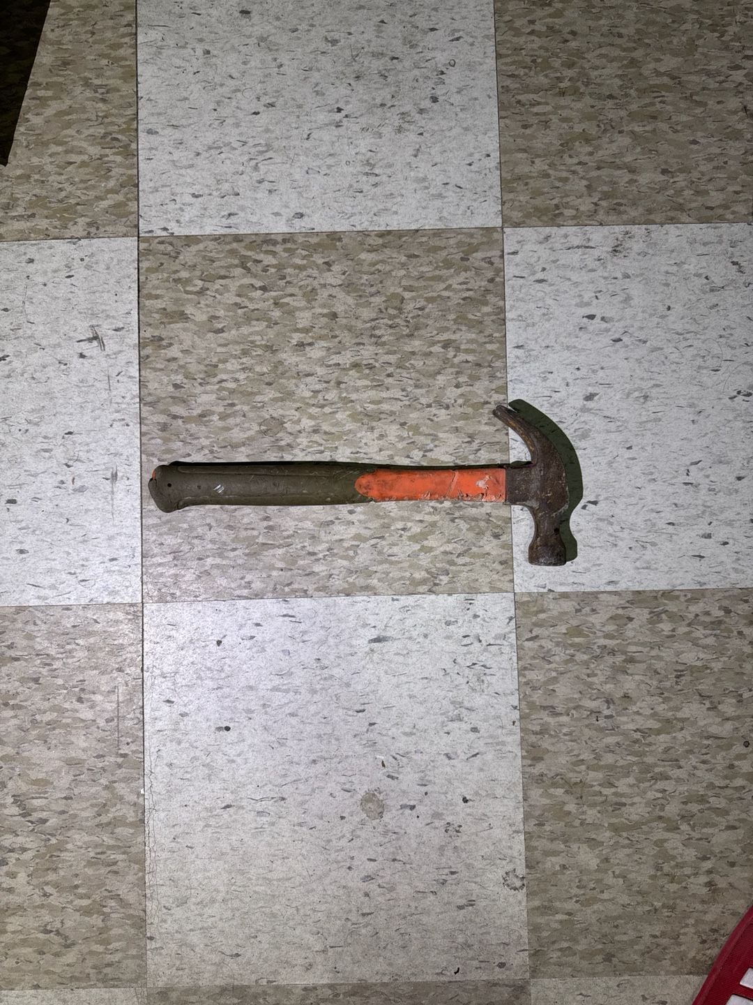 HDX 16 oz. Curved Claw Hammer with Orange and Grey Fiberglass Handle 2