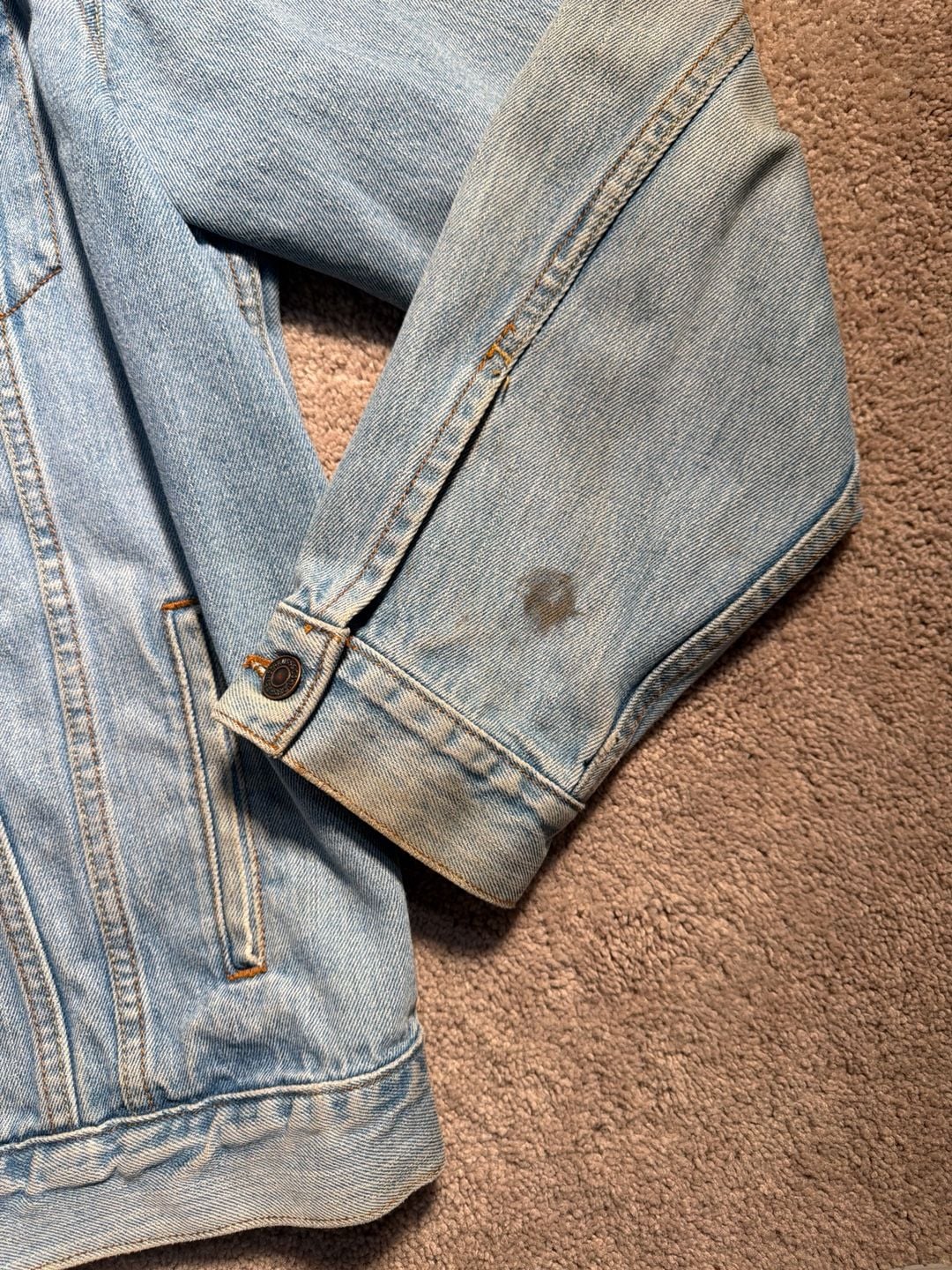 Vintage 80s-90s Levi's Denim Trucker Jacket 705070389 5