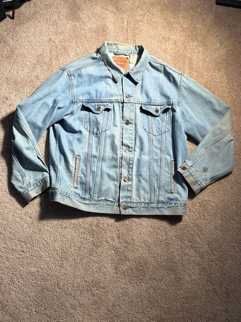 Vintage 80s-90s Levi's Denim Trucker Jacket 705070389 2