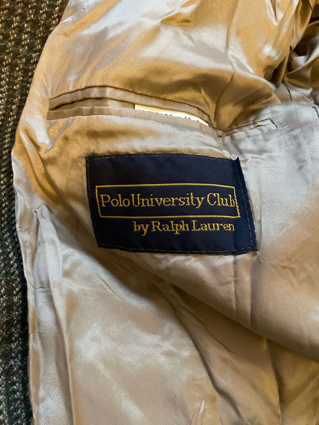 Polo University Club by Ralph Lauren Mens Wool Plaid Sport Coat Blazer 43R 4