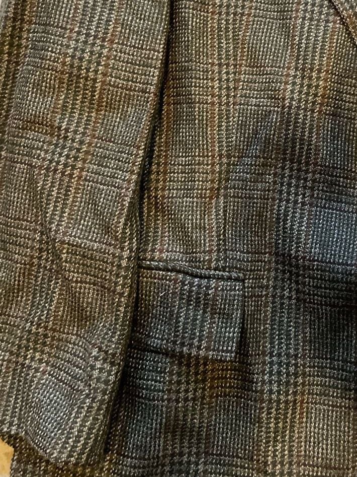Polo University Club by Ralph Lauren Mens Wool Plaid Sport Coat Blazer 43R 2