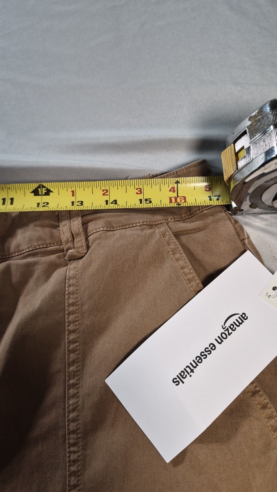 Amazon Essentials Women's High-Rise Seamed Wide-Leg Crop Pant size 14 8