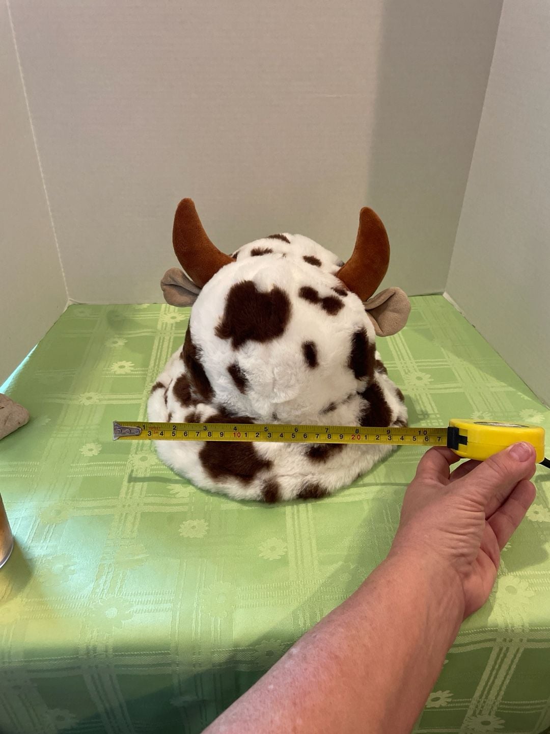 Cute Fuzzy Cow Bucket Hats With Horns, Creative Fluffy Cow Hats,  Bucket Hats for Men or Women.  7