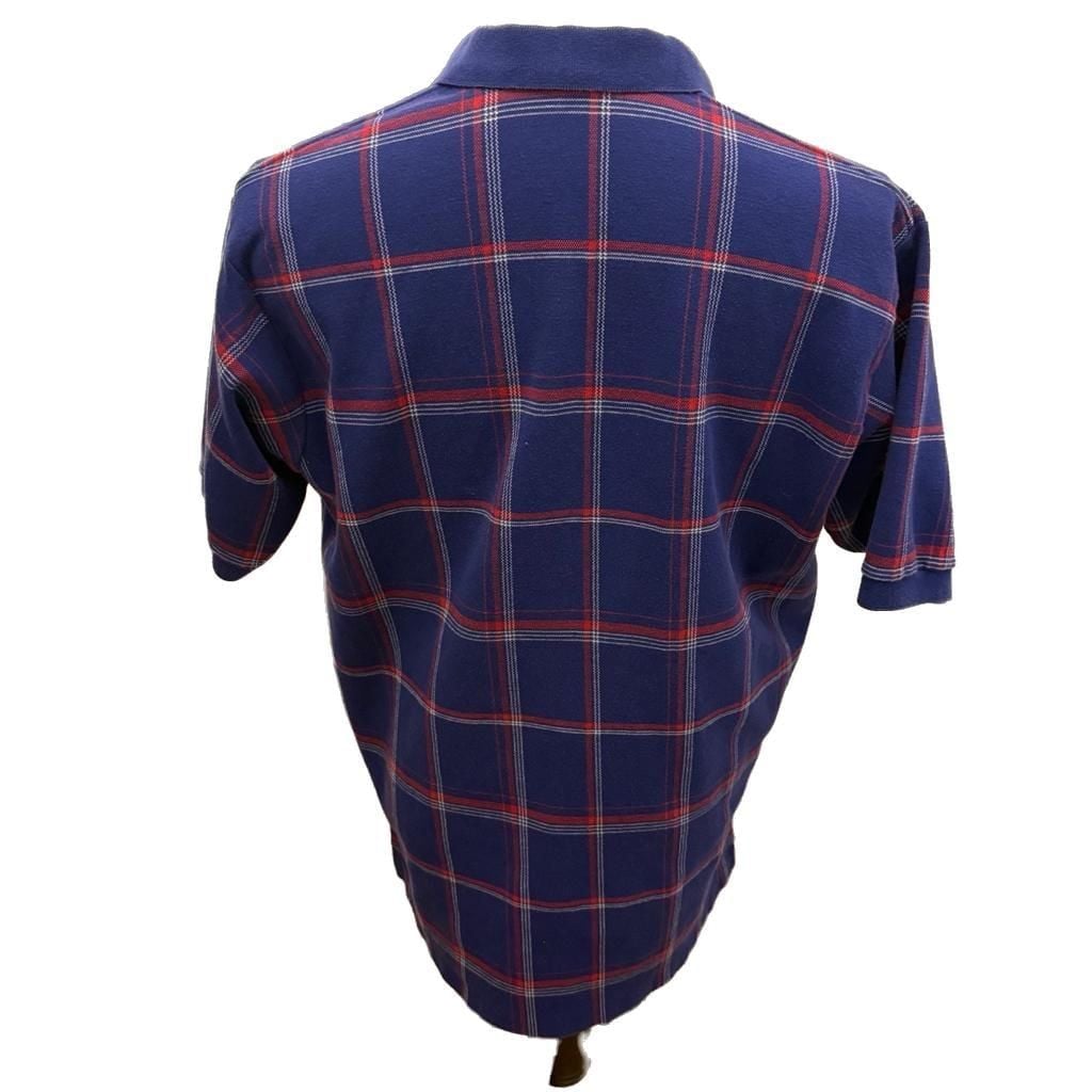 Vintage 90s Polo Ralph Lauren Made in USA Plaid Polo Shirt Size Large 3