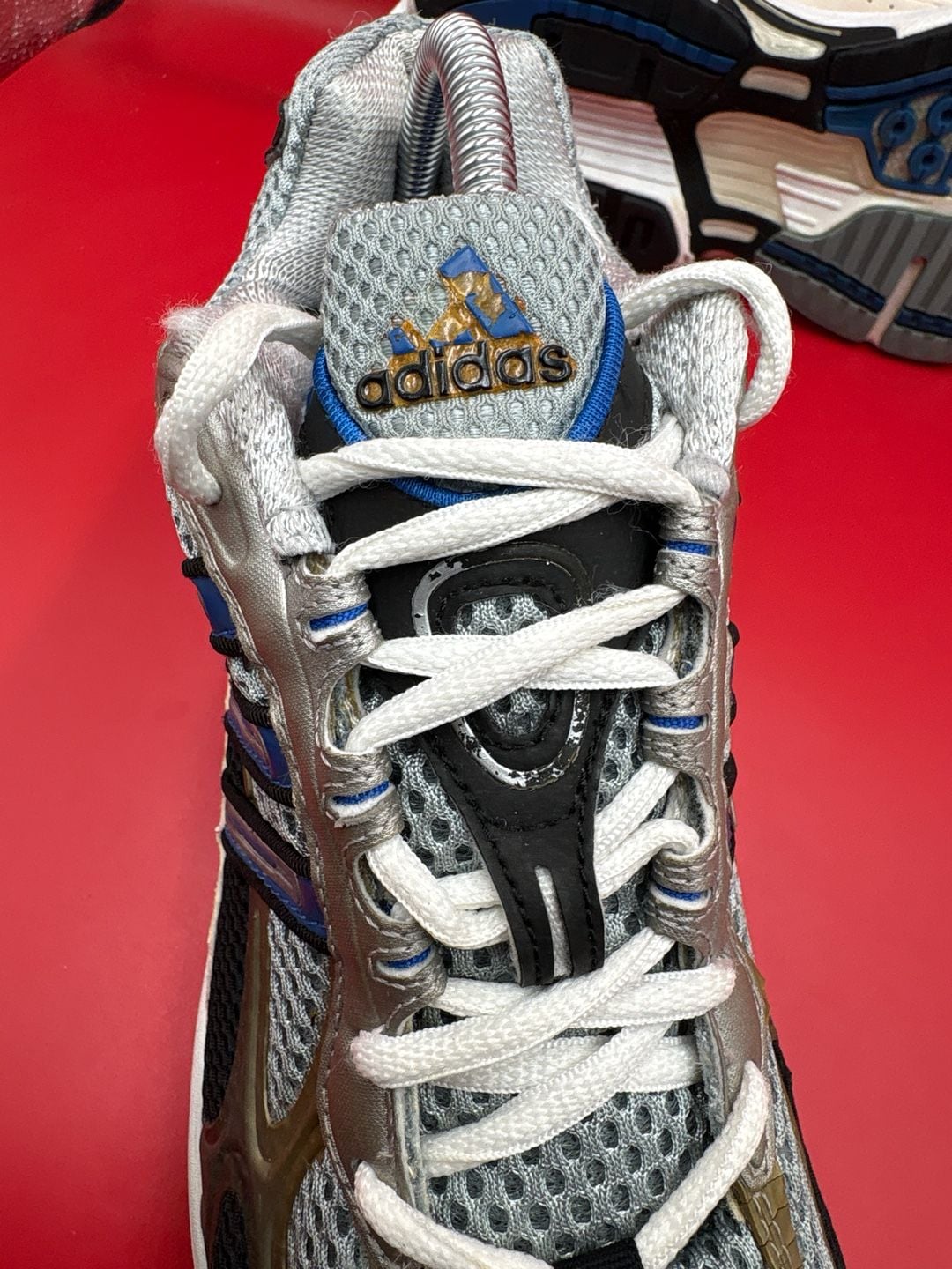 New Rare Vintage Adidas Supernova Cushion Running White Blue Shoes Womens Size 8 7