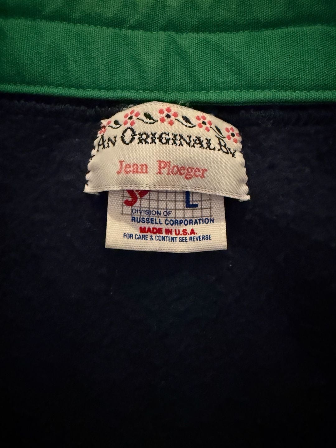 Vintage 90s Russell Jean Ploeger Golf Novelty Button-Front Sweatshirt Jacket 4