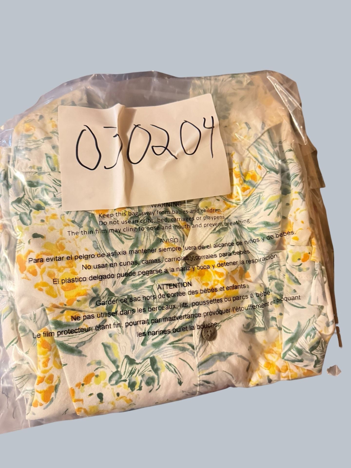 George Men's Short Sleeve Pineapple Print Camp Shirt Size 3XL 5