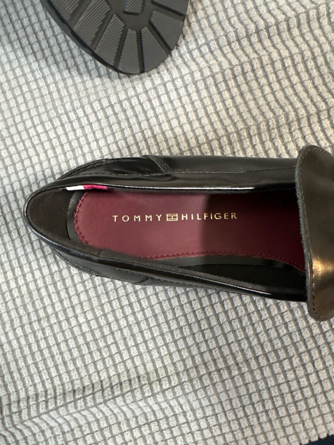 Tommy Hilfiger Twist Chain Leather Moccasion Loafers 4