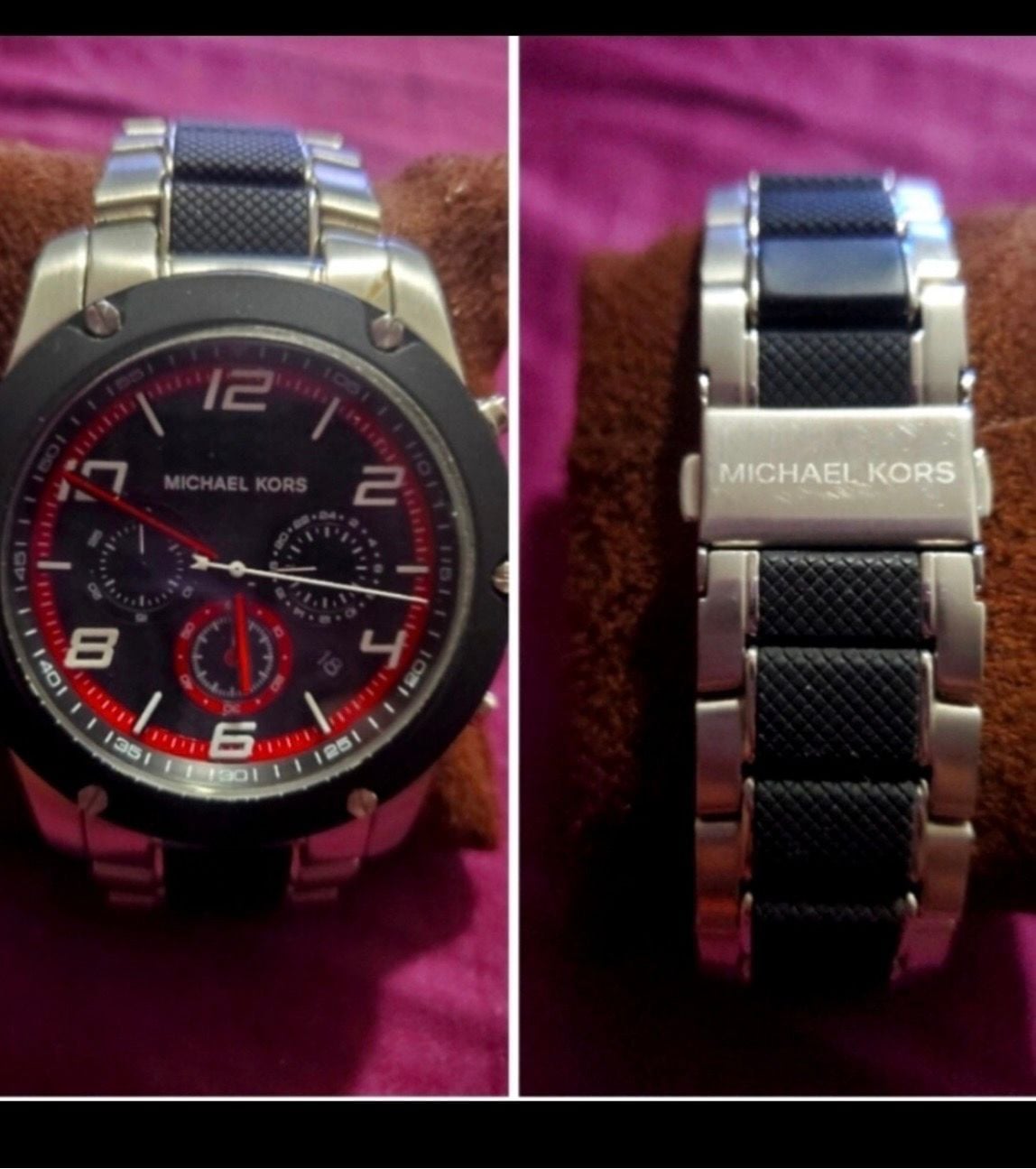 Michael Kors Caine Chronograph Men's Black Dial Watch MK8474 8
