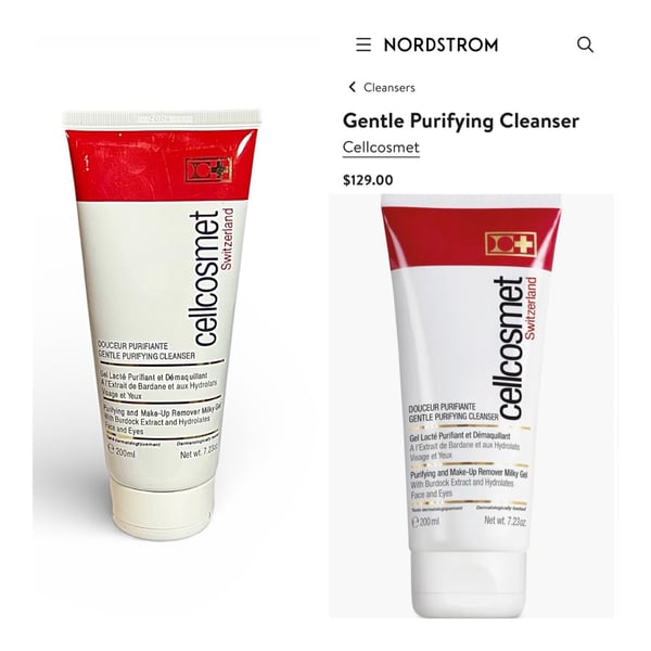 Cellcosmet Gentle Purifying Cleanser and Makeup Remover Milky Gel 200ml. NEW. MSRP$135
