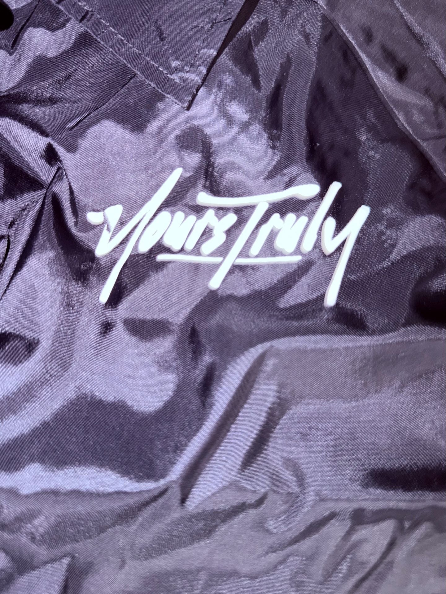 Yours Truly Forever As Time Goes By Hourglass Skull Coach Jacket 6