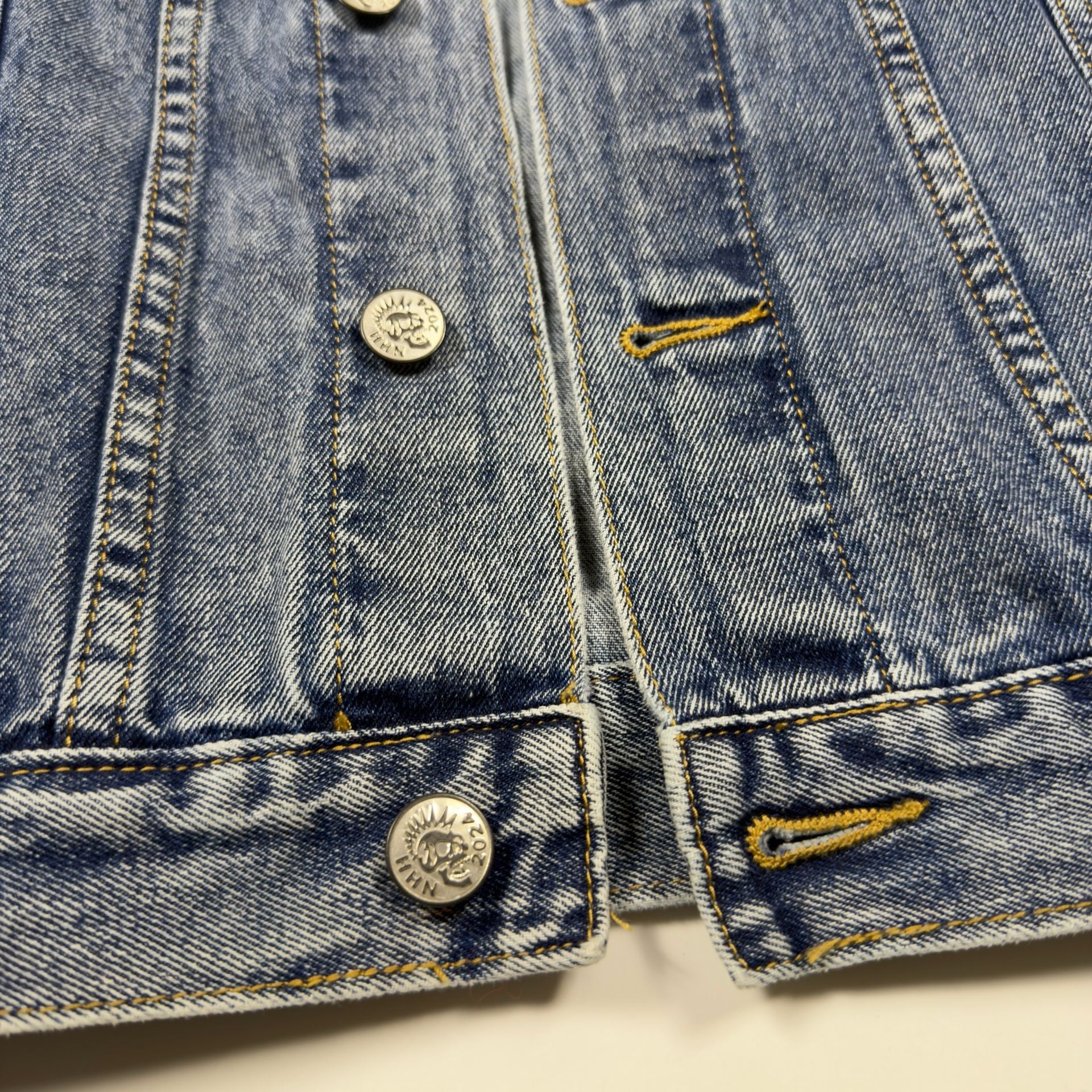 XS Punk Denim Vest Halloween Horror Nights Universal Studios Men/Women 8